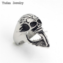 Factory Wholesale Skull Jewelry Steel Skull Ring